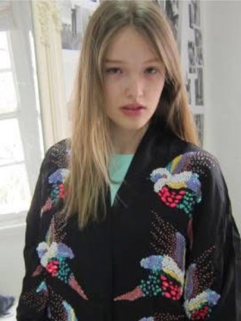 Alice McCall Birds of Paradise Sequin and Bead Embroidery Blouse - like new